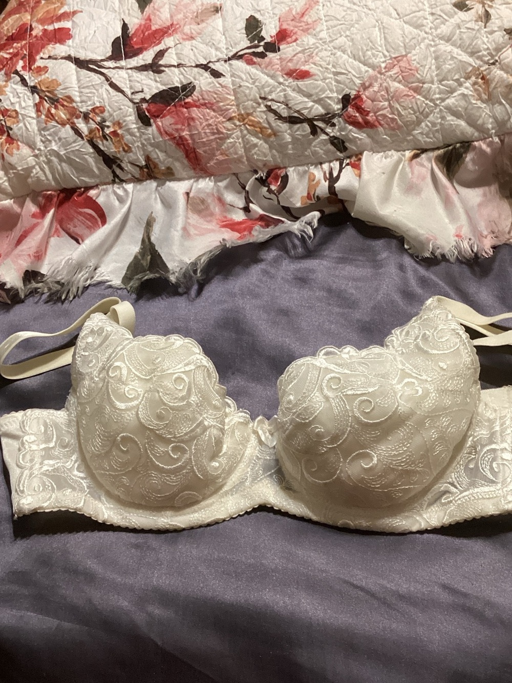 Fashion Forms White Lace Underwire Bra